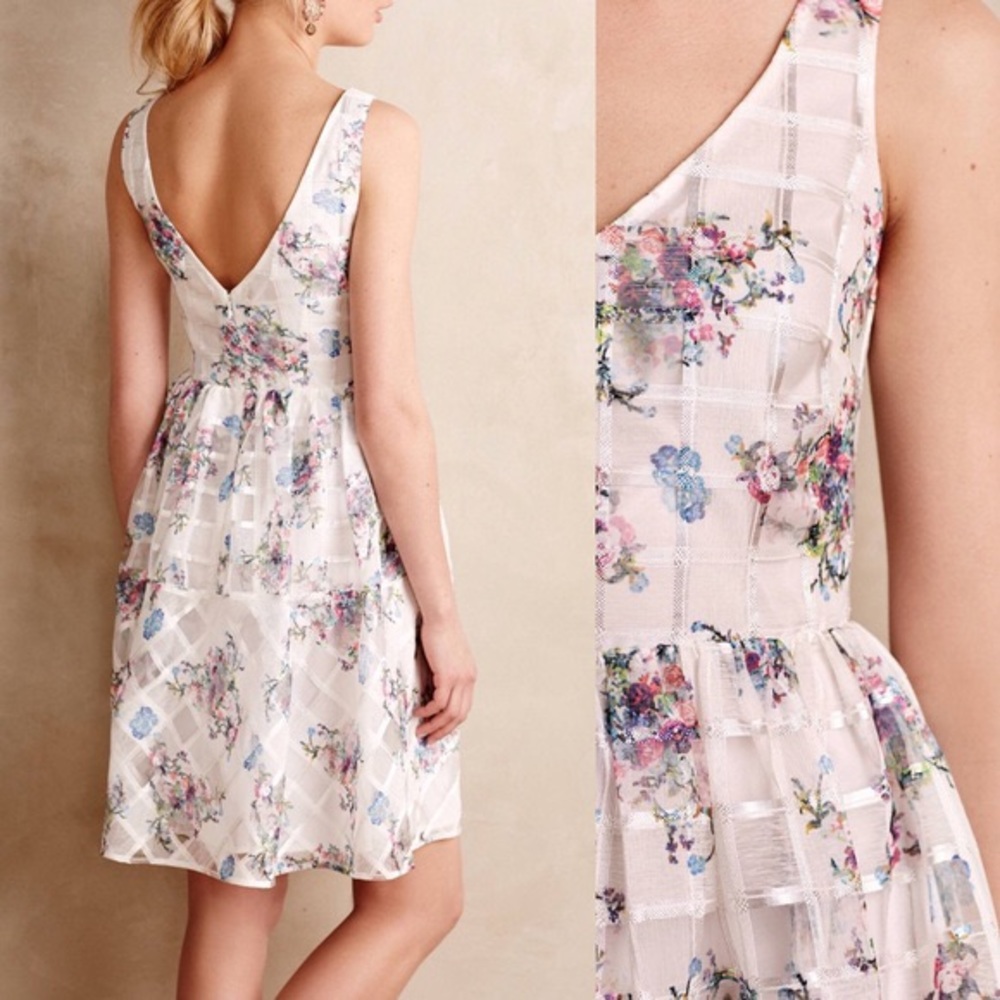 Anthropologie Floral Dress